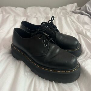 Dr. Martens Black Platform Shoes